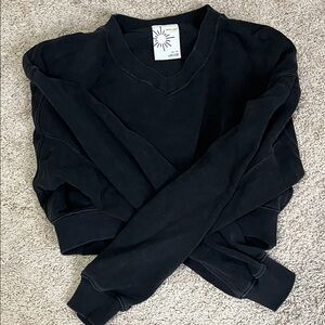 Aerie Black V-Neck Women's Sweater